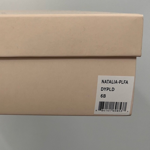 Loeffler Randall Camellia Sunset Bow Sandal Block Heel Peep Toe Stripe Sandal - Picture 13 of 14